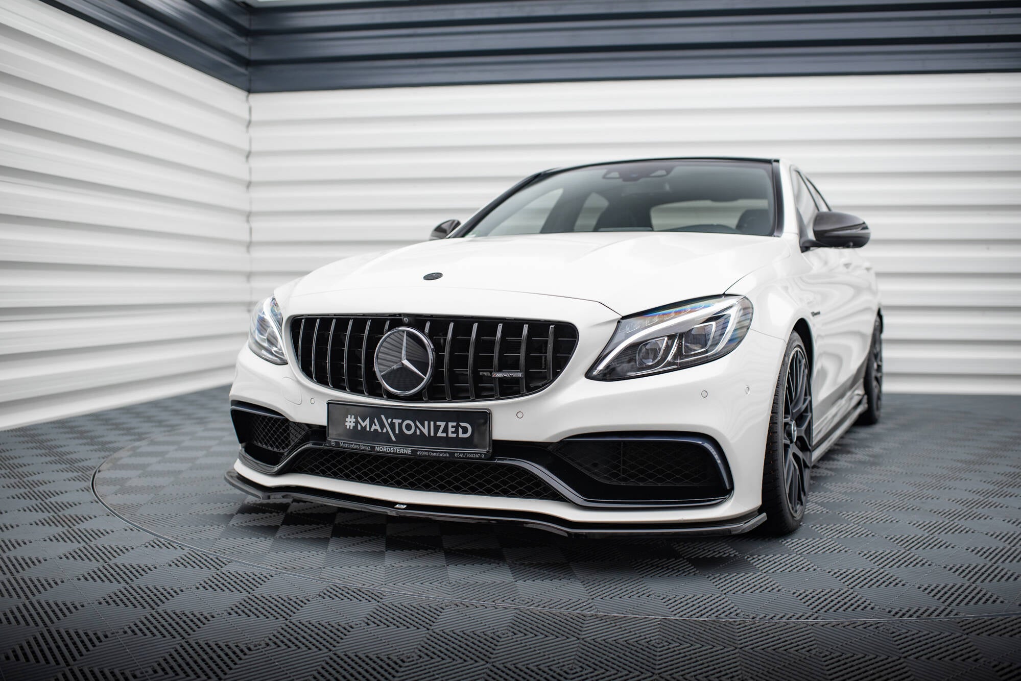 FRONT SPLITTER V.1 Mercedes C-Class S205 63AMG