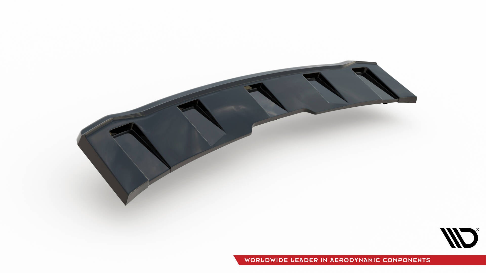 CENTRAL REAR SPLITTER Audi A5 F5 S-Line (with vertical bars)