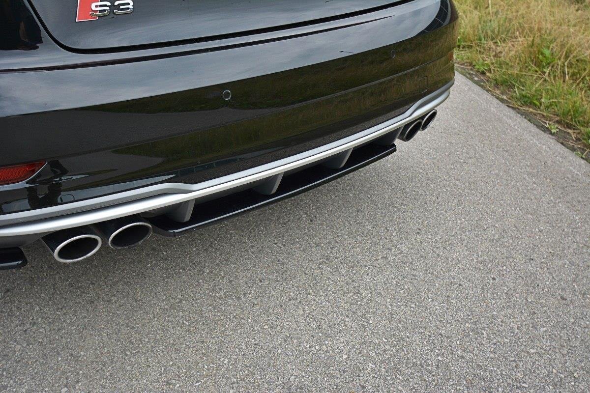 Central Rear Splitter Audi S3 8V FL Hatchback / Sportback / Sedan