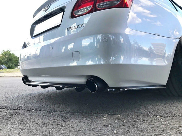CENTRAL REAR SPLITTER Lexus GS 300 Mk3 Facelift (with vertical bars)