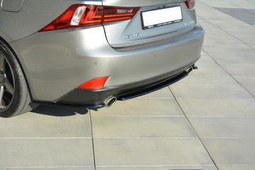 CENTRAL REAR SPLITTER Lexus IS Mk3 T (without vertical bars) - 0