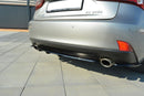 CENTRAL REAR SPLITTER Lexus IS Mk3 T (with vertical bars)-2