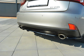 CENTRAL REAR SPLITTER Lexus IS Mk3 T (with vertical bars) - 0