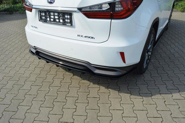 CENTRAL REAR SPLITTER Lexus RX Mk4 H (with vertical bars) - 0