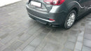 CENTRAL REAR SPLITTER Mazda 3 BM (Mk3) Facelift (without vertical bars)-2