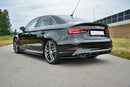 Rear Side Splitters Audi S3 / A3 S-Line 8V FL Sedan-2