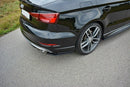 Rear Side Splitters Audi S3 / A3 S-Line 8V FL Sedan-4