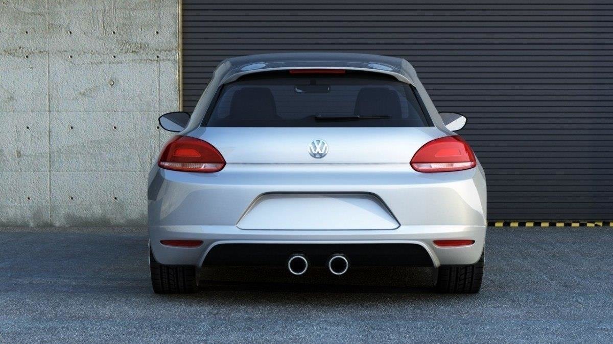 REAR BUMPER EXTENSION VW SCIROCCO STANDARD (SCIROCCO R LOOK)