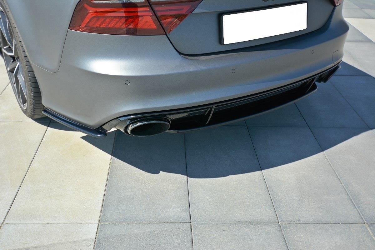 REAR SIDE SPLITTERS V.1 Audi RS7 Facelift