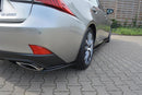 REAR SIDE SPLITTERS Lexus IS Mk3 Facelift T-2