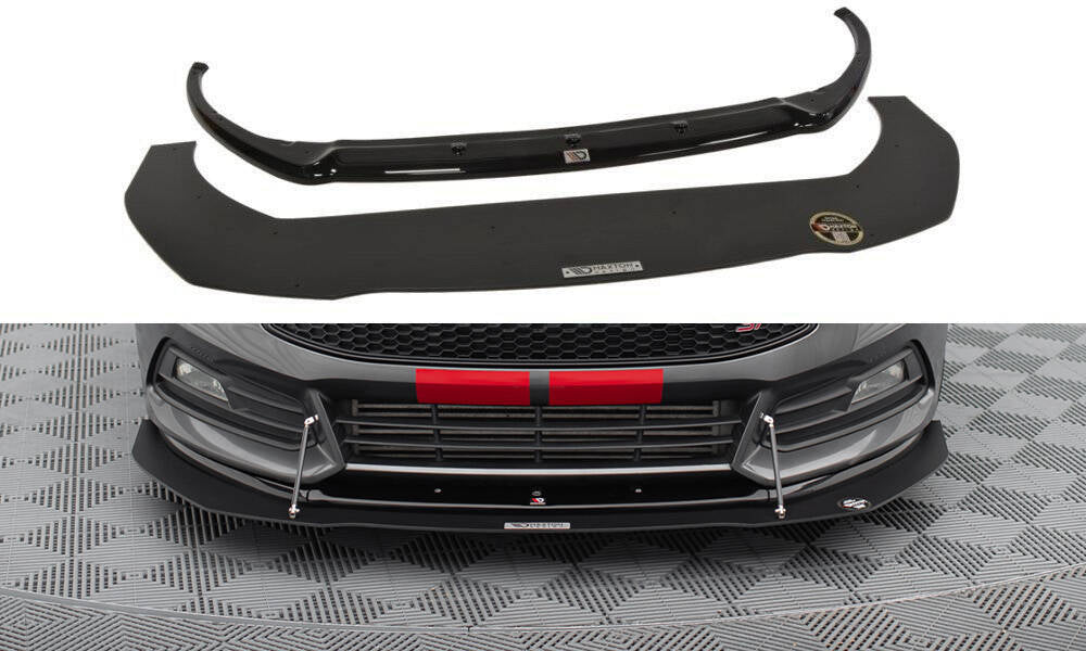 Hybrid Front Splitter V.1 Ford Focus ST Mk3 FL