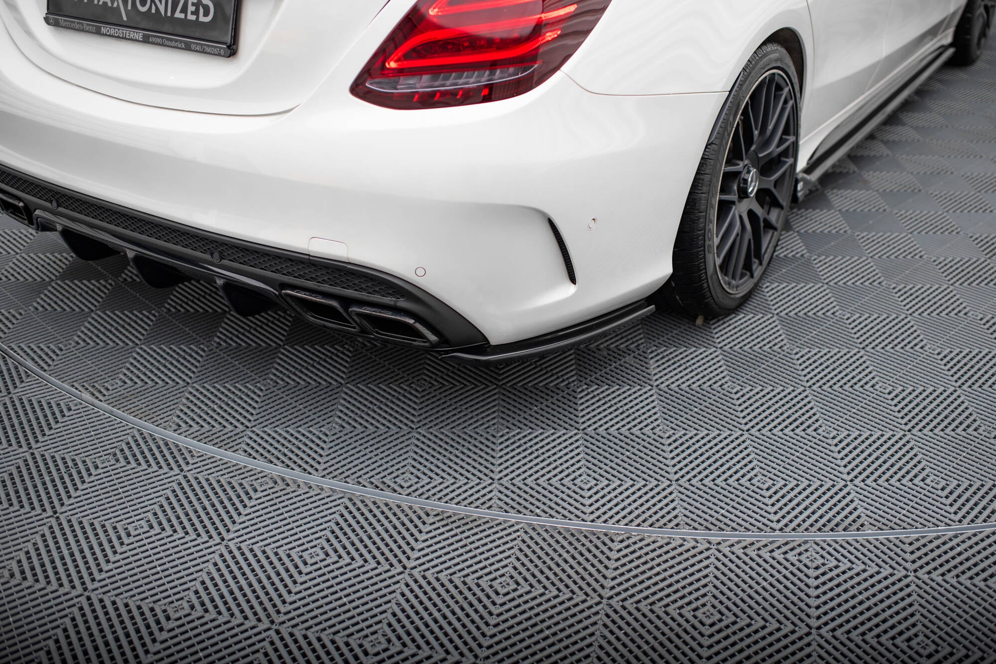 REAR SIDE SPLITTERS Mercedes C-Class S205 63AMG