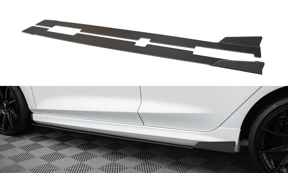 Racing Side Skirts Diffusers V.1 Ford Fiesta Mk8 ST / ST-Line