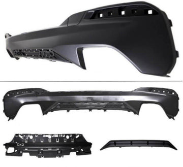 Rear Valance Sport-Performance for BMW 5er G30 G31 with M-Package - 0