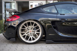 REAR SIDE SPLITTERS Porsche Cayman Mk2 981C - 0