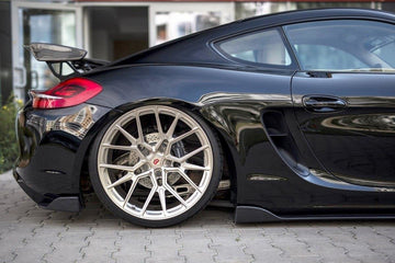 REAR SIDE SPLITTERS Porsche Cayman Mk2 981C - 0