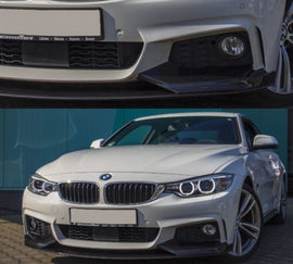 Frontspoiler Sport-Performance for BMW 4 F32 F33 F36 Black Matt with M-Package - 0