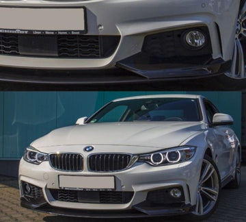 Frontspoiler Sport-Performance for BMW 4 F32 F33 F36 Black Matt with M-Package - 0