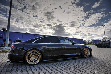 Side Skirts Diffusers Audi S8 D4 FL - 0