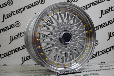 Jantes Novas Style BBS 15 4x100/114.3 6.5 ET23 - Fazemos Montagem/Envio