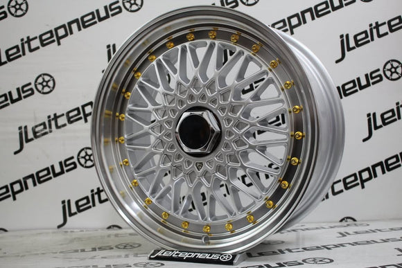 Jantes Novas Style BBS 15 4x100/114.3 6.5 ET23 - Fazemos Montagem/Envio