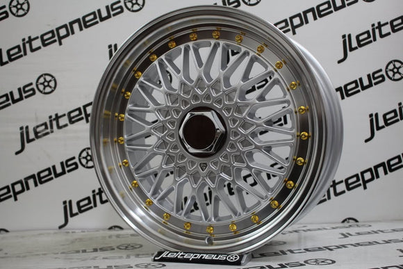 Jantes Novas Style BBS 15 4x100/114.3 6.5 ET23 - Fazemos Montagem/Envio