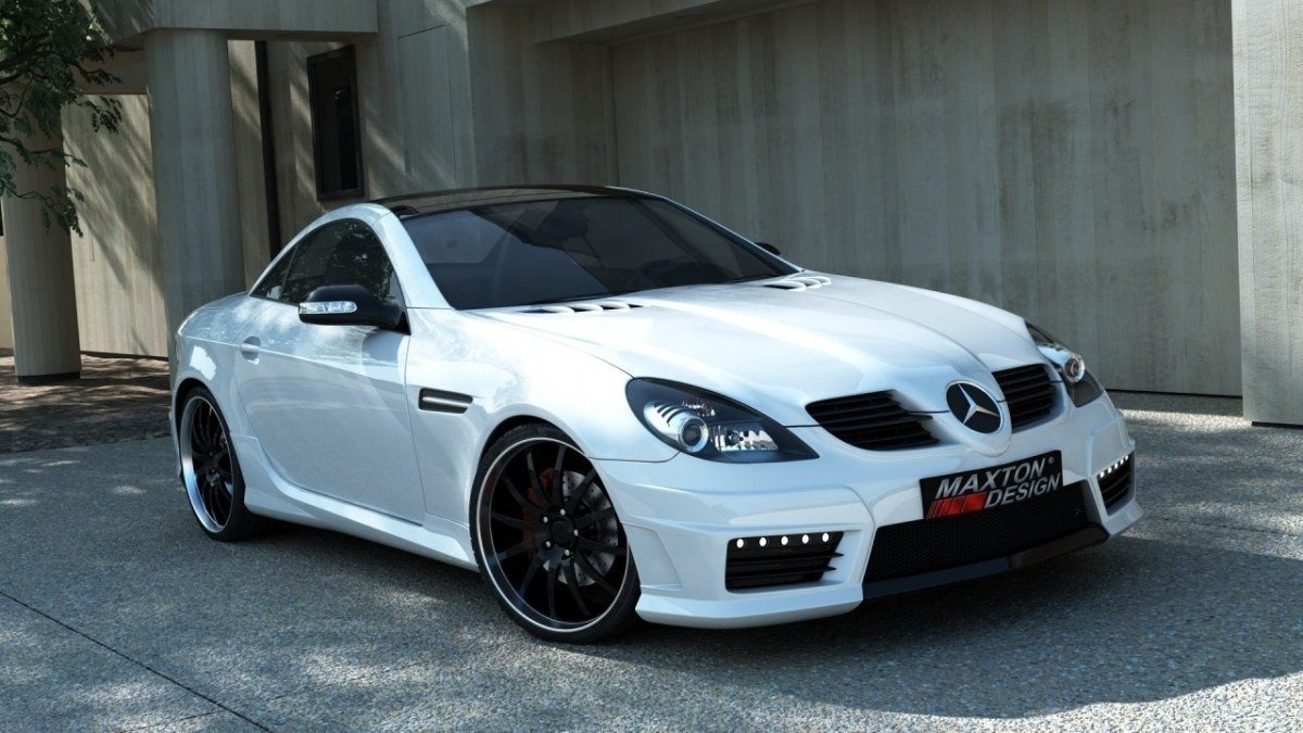 SIDE SKIRTS MERCEDES SLK R171 (SLK R172 AMG LOOK) ABS PLASTIC