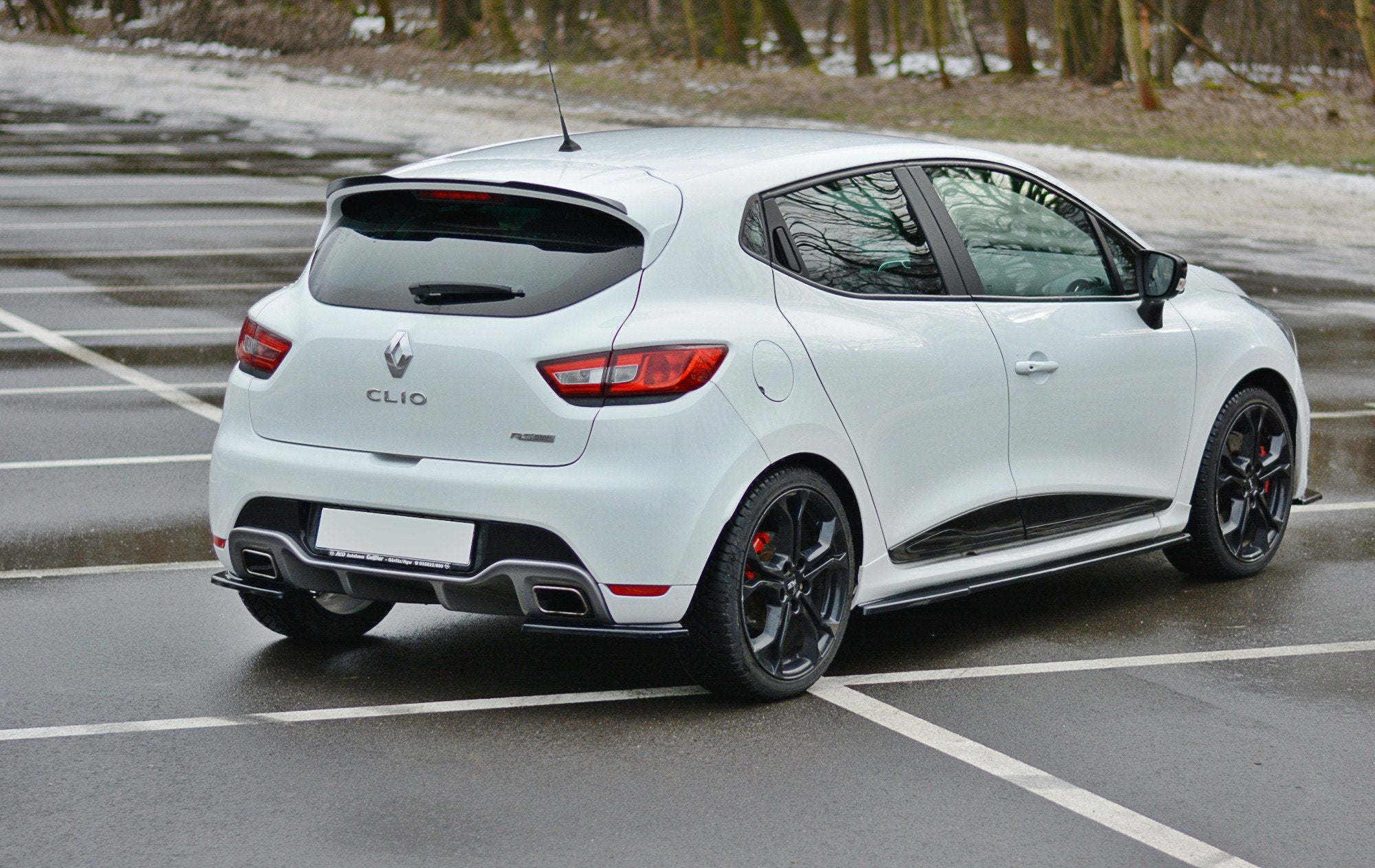 REAR SIDE SPLITTERS RENAULT CLIO MK4 RS