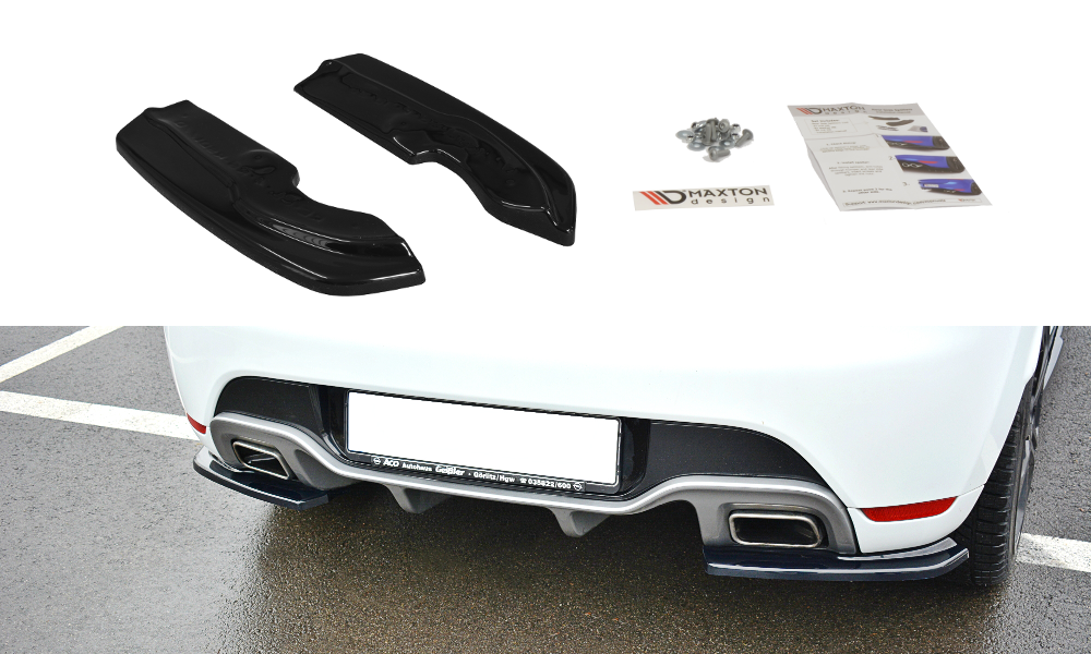 REAR SIDE SPLITTERS RENAULT CLIO MK4 RS  