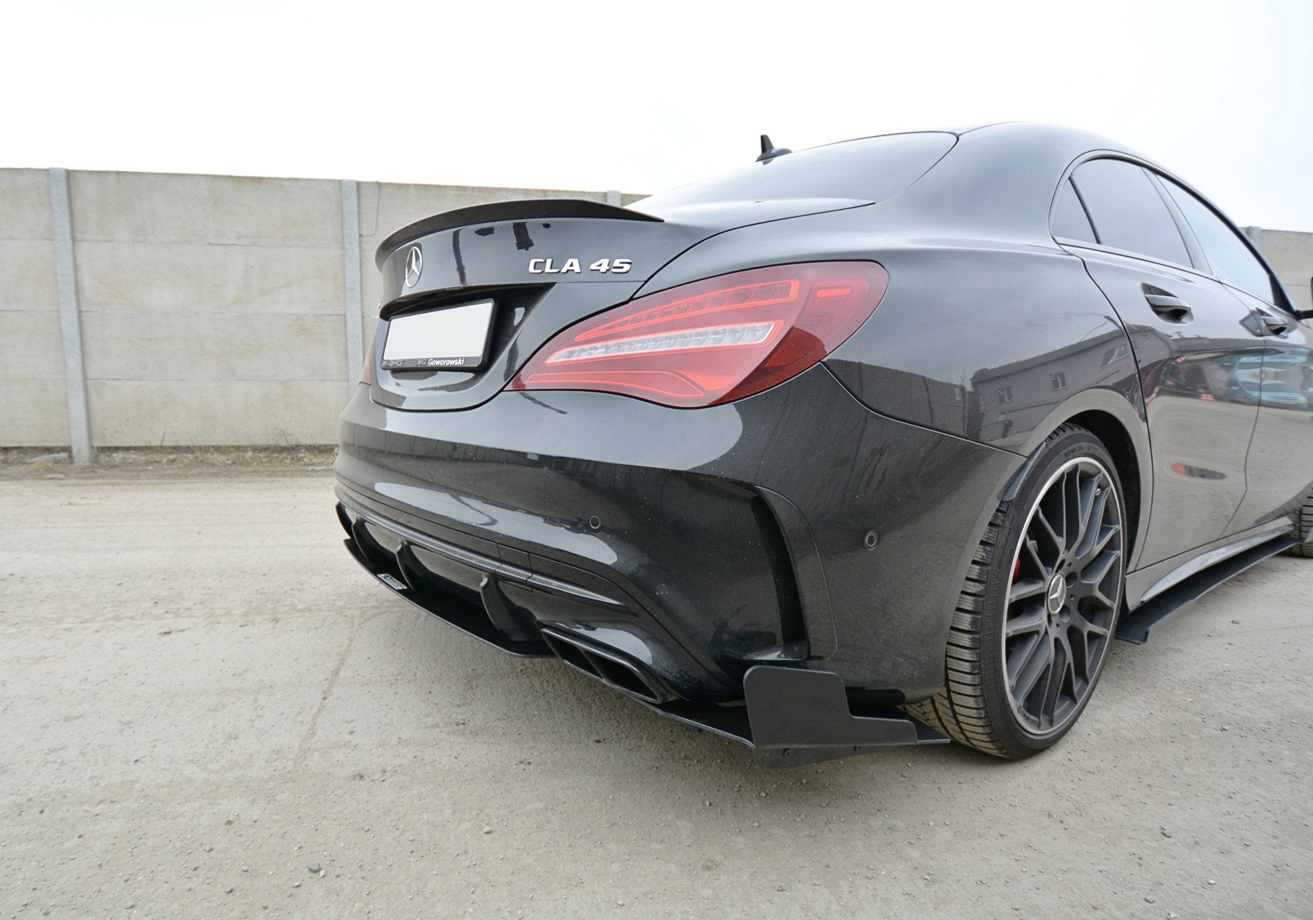 RACING REAR SIDE SPLITTERS Mercedes CLA A45 AMG C117 Facelift