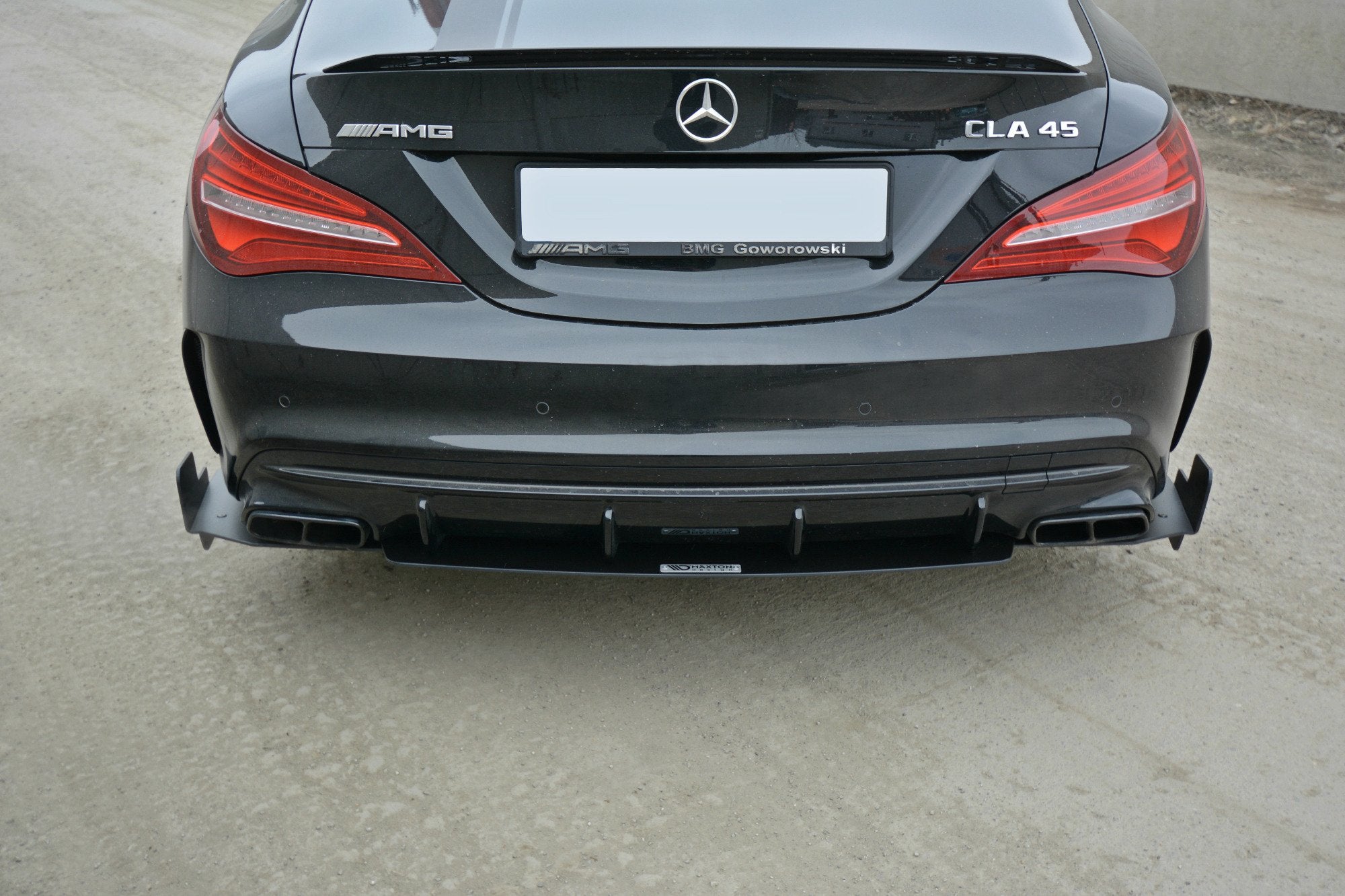 RACING REAR SIDE SPLITTERS Mercedes CLA A45 AMG C117 Facelift