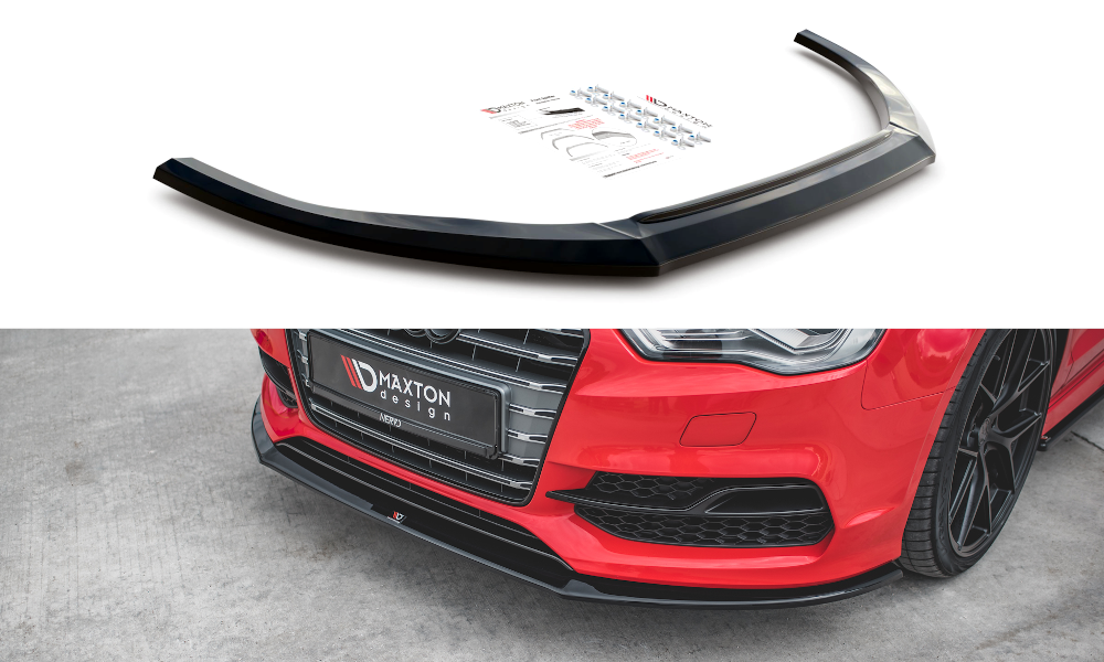 Front Splitter V.1 Audi S3 / A3 S-Line 8V Sedan / Cabrio