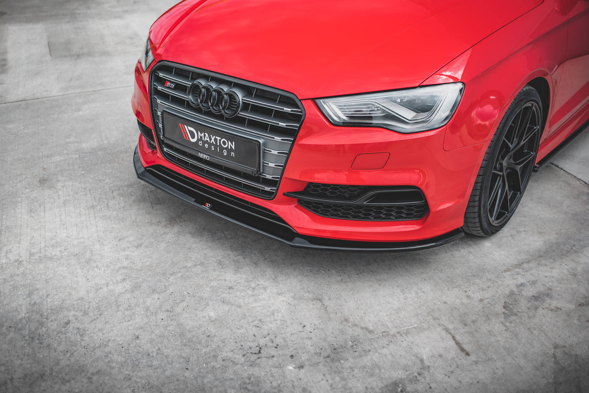 Front Splitter V.1 Audi S3 / A3 S-Line 8V Sedan / Cabrio