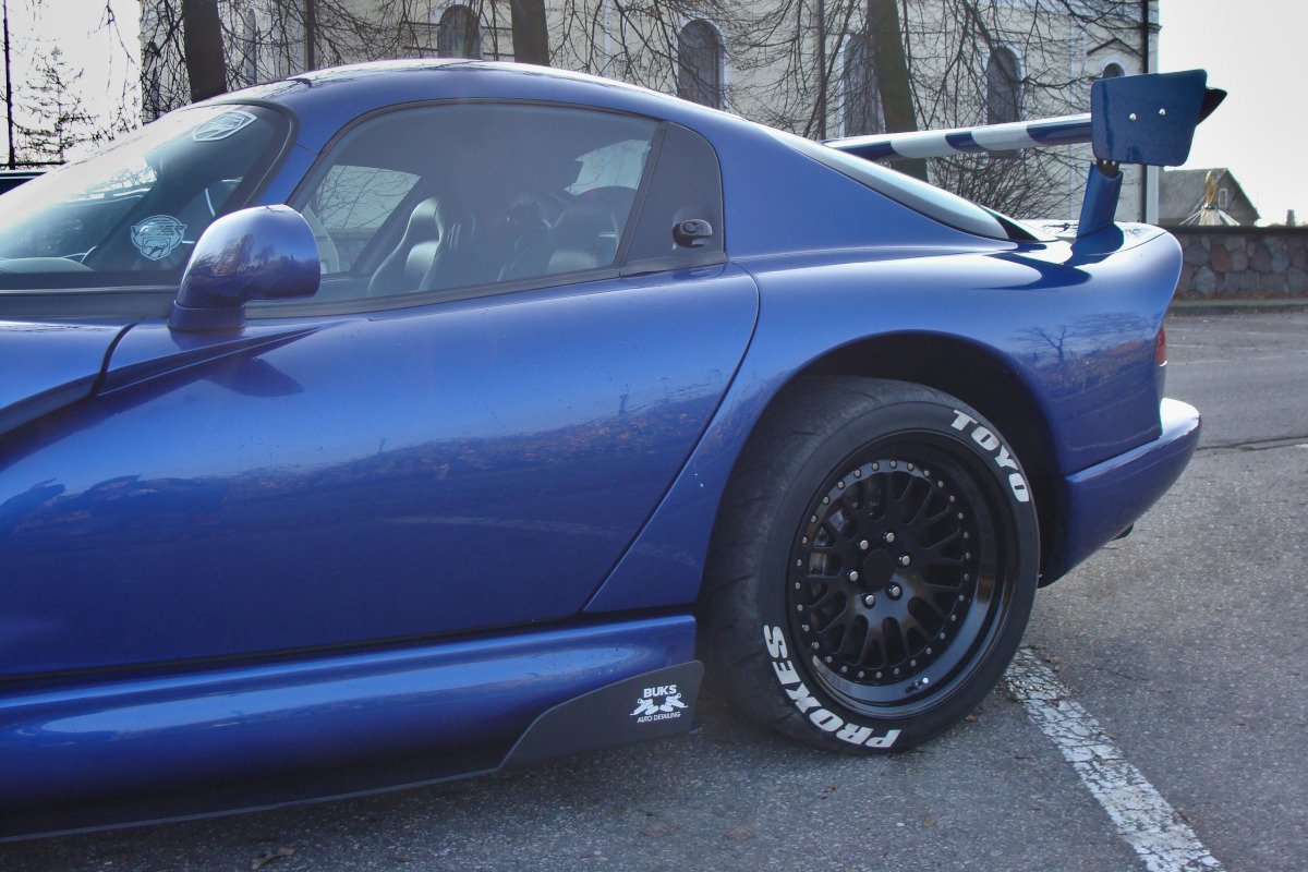 RACING SIDE SKIRTS DIFFUSERS DODGE VIPER GTS