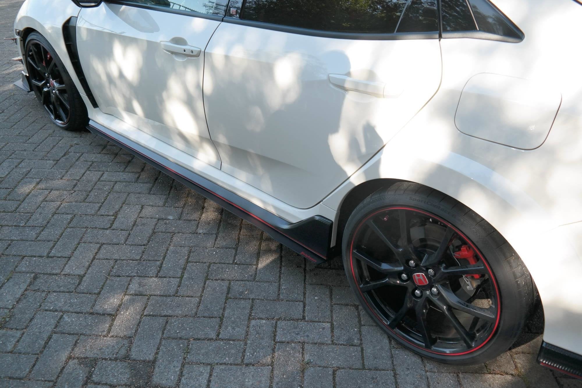 RACING SIDE SKIRTS DIFFUSERS HONDA CIVIC X TYPE R