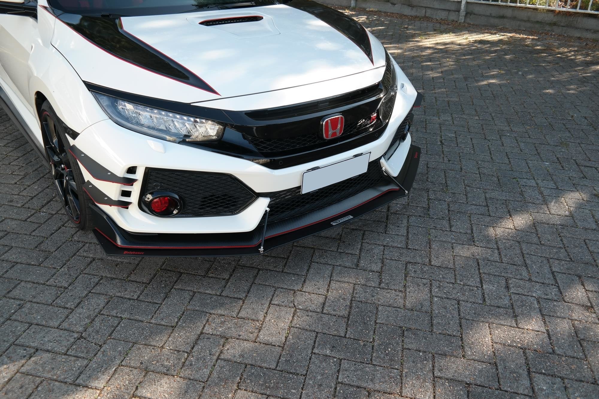 FRONT RACING SPLITTER V.1 HONDA CIVIC X TYPE R