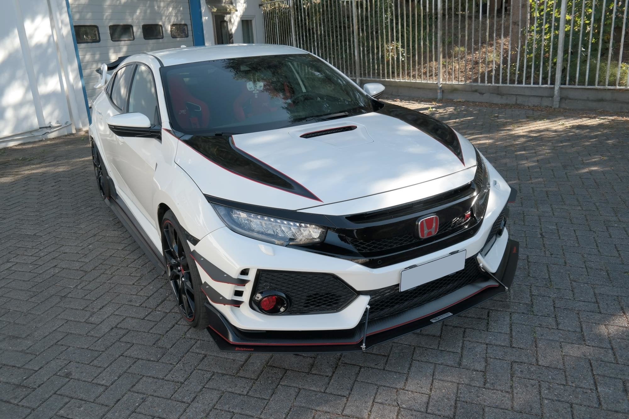 FRONT RACING SPLITTER V.1 HONDA CIVIC X TYPE R