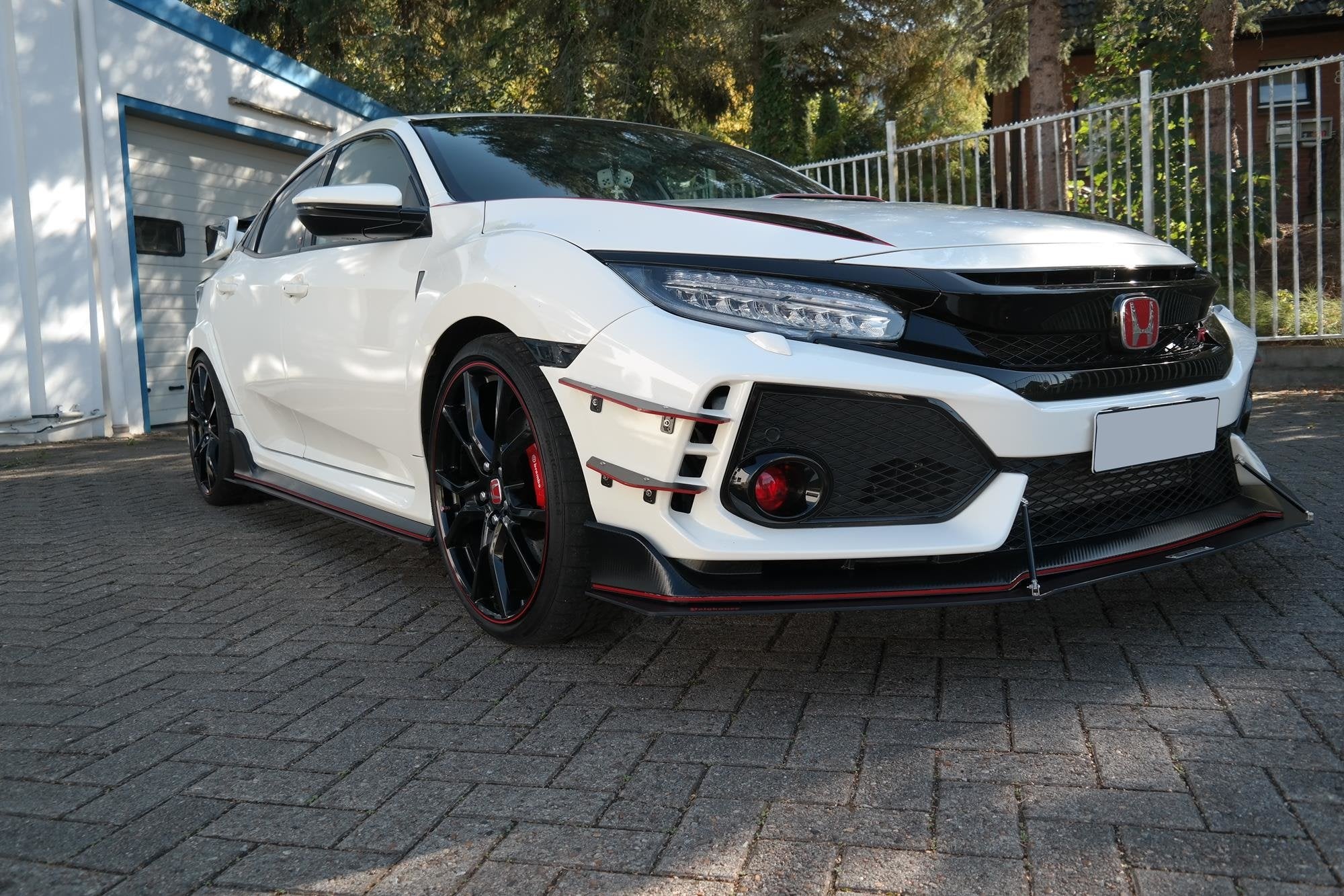 FRONT RACING SPLITTER V.1 HONDA CIVIC X TYPE R