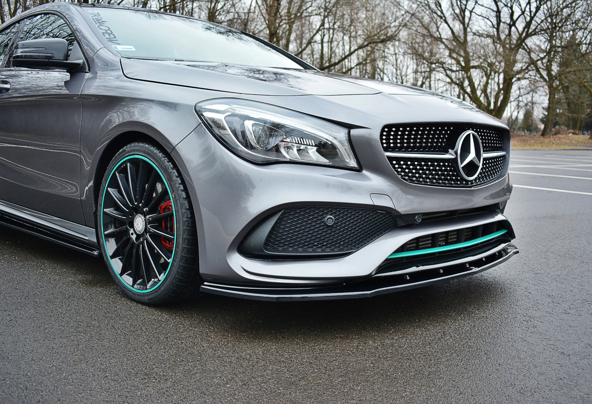 FRONT SPLITTER V.1 MERCEDES-BENZ CLA C117 AMG-LINE FACELIFT