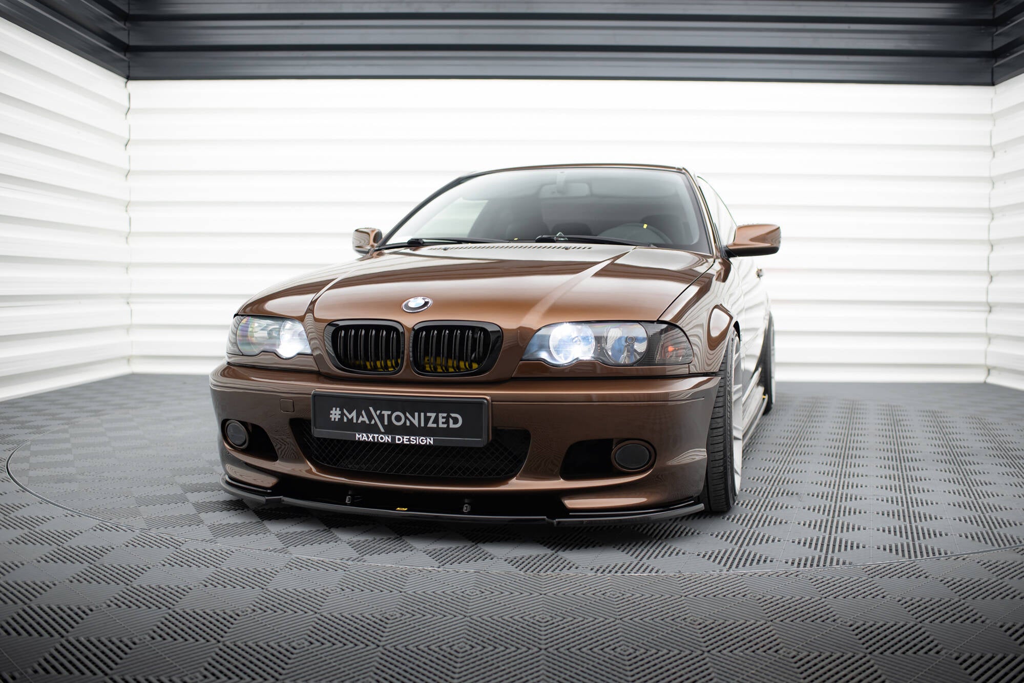 FRONT SPLITTER V.1 for BMW 3 E46 MPACK COUPE