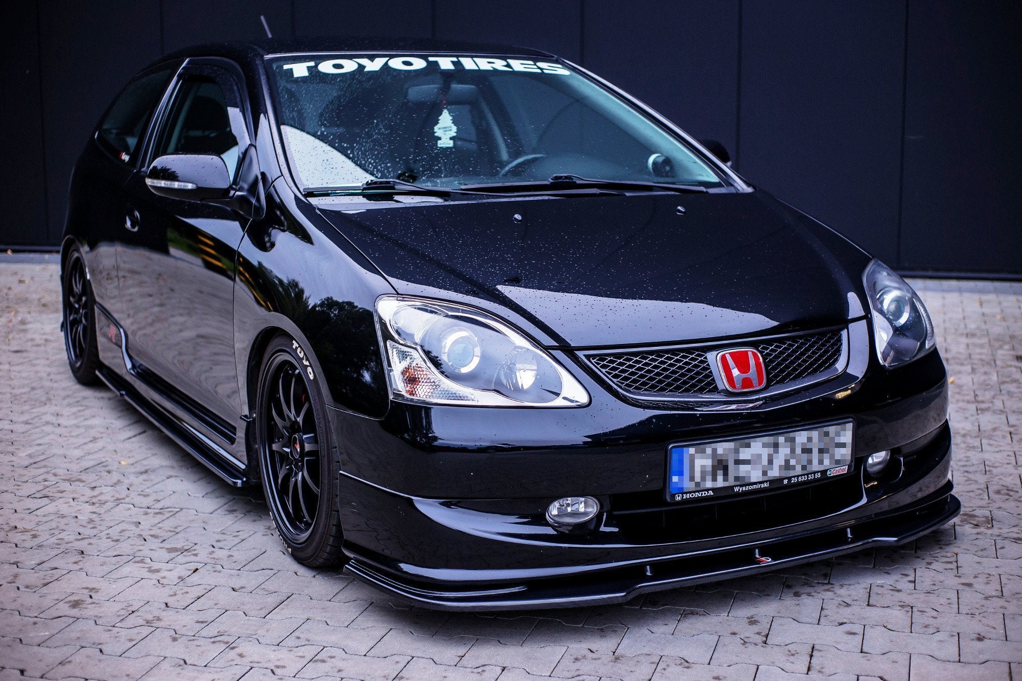 FRONT SPLITTER V.1 HONDA CIVIC EP3 (MK7) TYPE-R/S FACELIFT