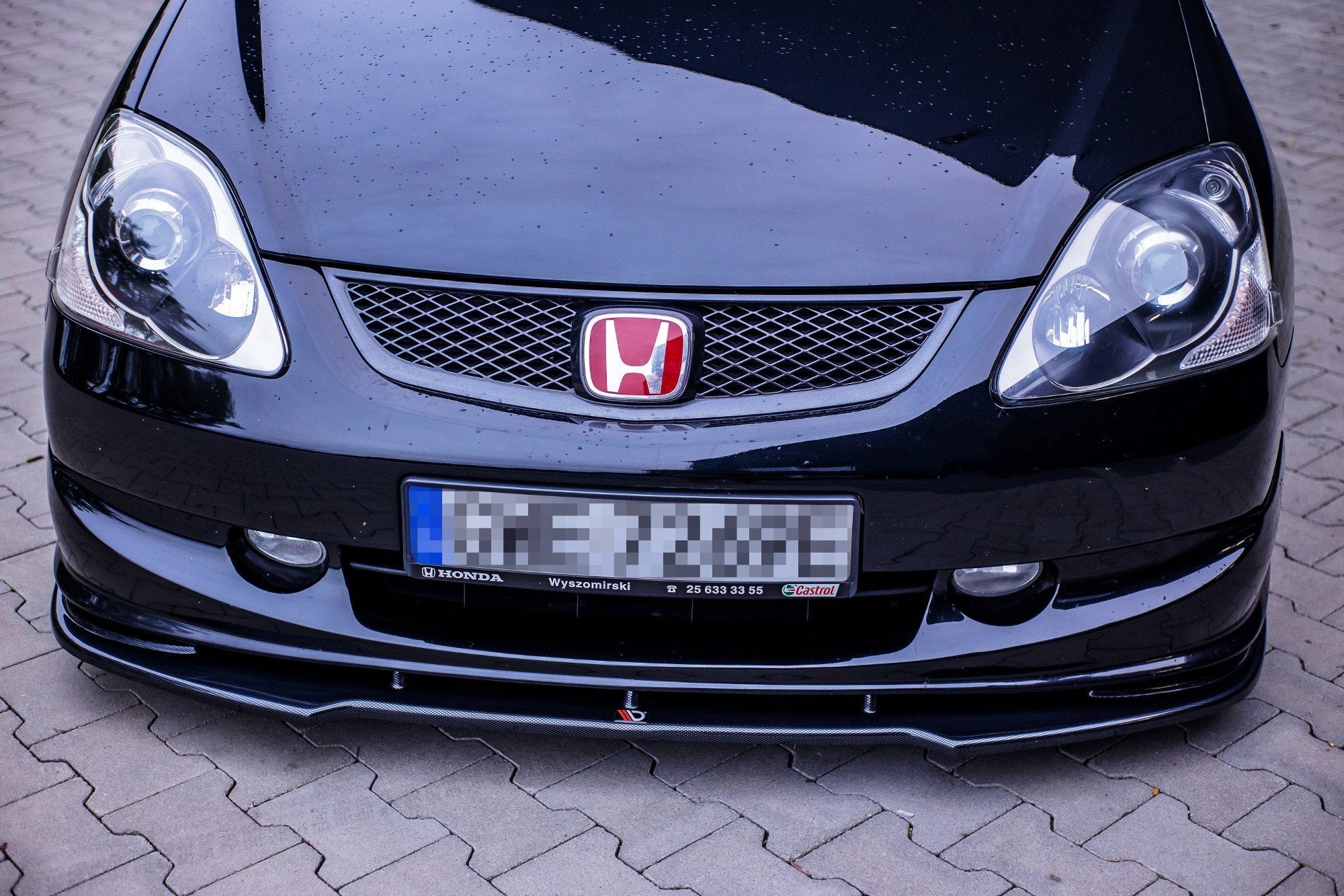 FRONT SPLITTER V.1 HONDA CIVIC EP3 (MK7) TYPE-R/S FACELIFT