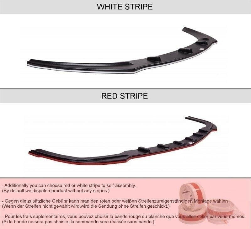 FRONT SPLITTER for BMW 3 E92 MPACK (PREFACE MODEL fits M Performance splitters)