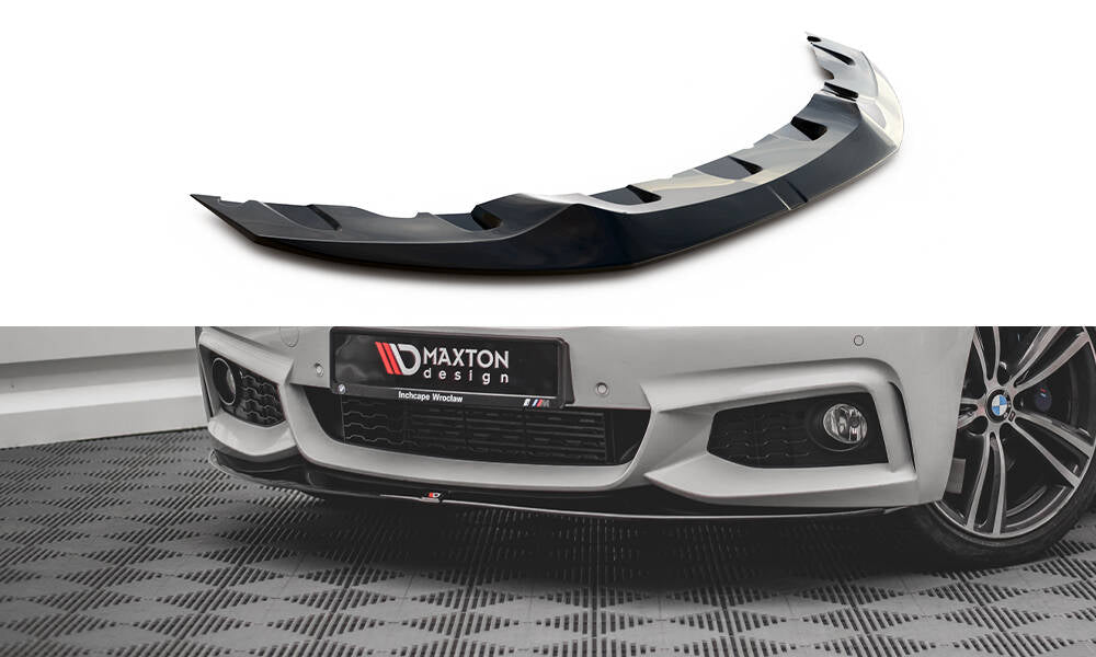 FRONT SPLITTER V.2 for V.2 BMW 4 Coupe / Gran Coupe / Cabrio M-Pack F32 / F36 / F33