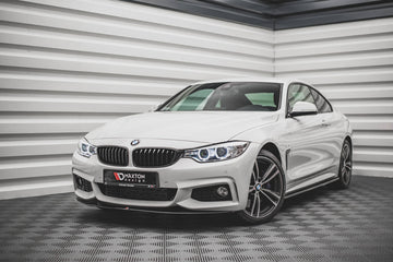 FRONT SPLITTER V.2 for V.2 BMW 4 Coupe / Gran Coupe / Cabrio M-Pack F32 / F36 / F33 - 0