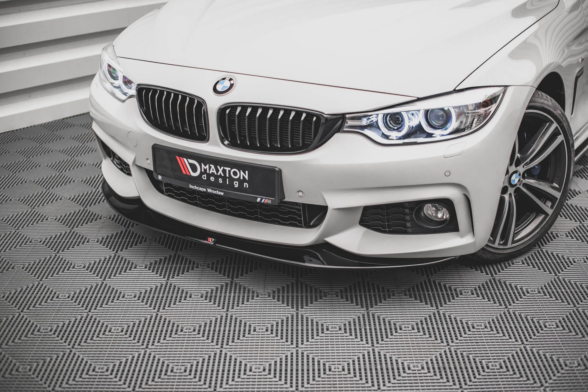 FRONT SPLITTER V.2 for V.2 BMW 4 Coupe / Gran Coupe / Cabrio M-Pack F32 / F36 / F33