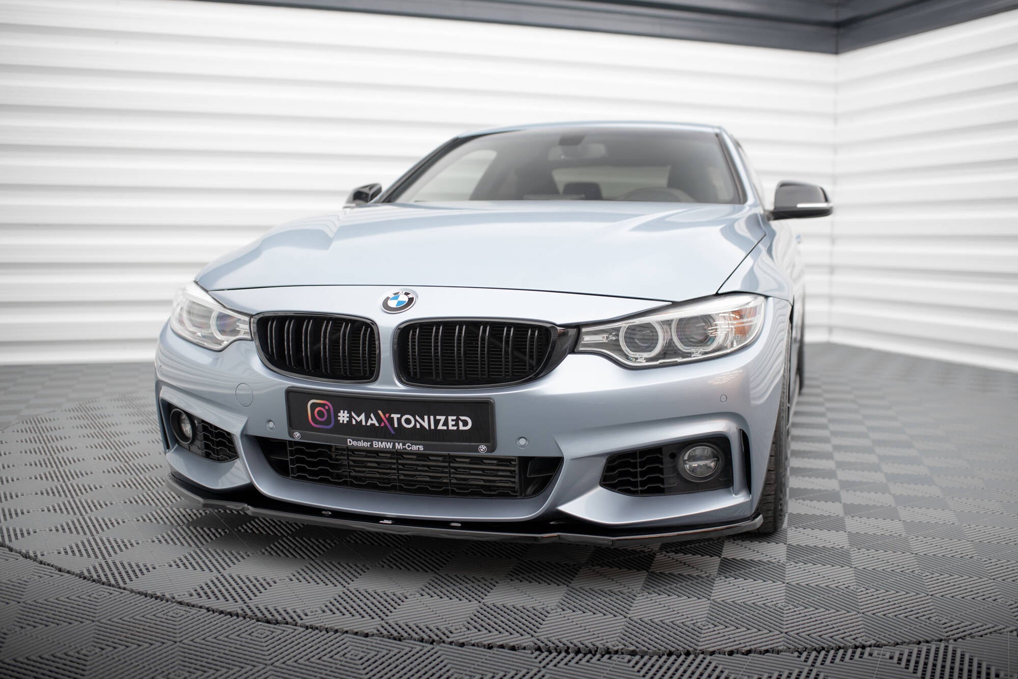 FRONT SPLITTER V.1 for BMW 4 Coupe / Gran Coupe / Cabrio M-Pack F32 / F36 / F33