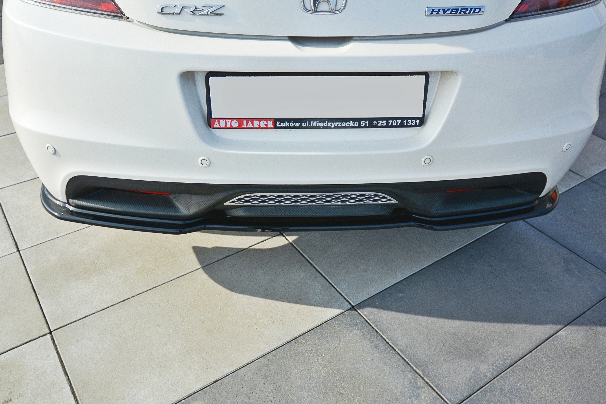 CENTRAL REAR SPLITTER HONDA CR-Z