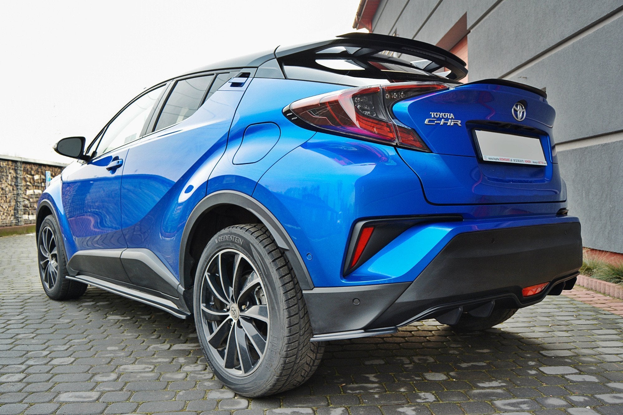 REAR SIDE SPLITTERS TOYOTA C-HR