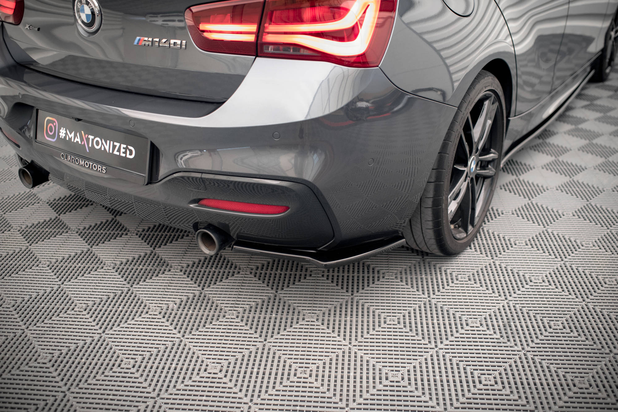 REAR SIDE SPLITTERS V.2 BMW 1 F20/F21 M-POWER FACELIFT